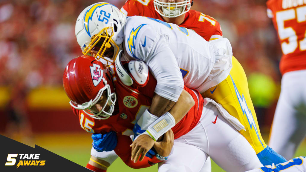 Chiefs Frustrate The Chargers On L.T. Day