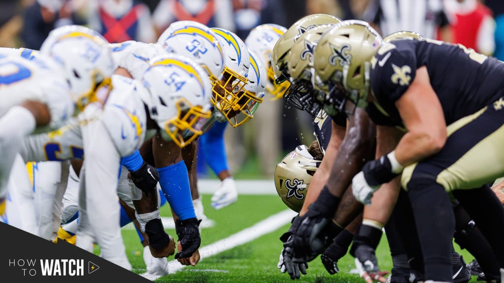 New Orleans Saints vs Los Angeles Chargers live online: stats