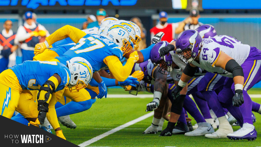 How to Watch Chargers at Vikings on September 24, 2023