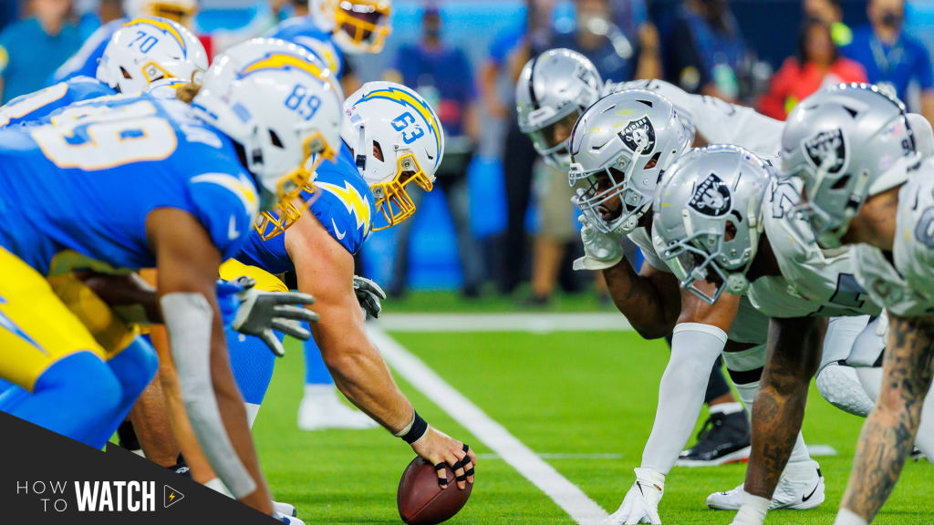 What time is the Los Angeles Chargers vs. Las Vegas Raiders game tonight?  Channel, streaming options, how to watch