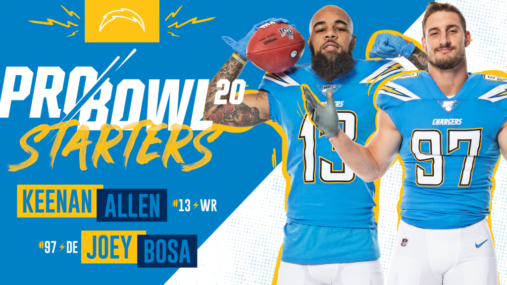 2019 Score Pro Bowl Jerseys Keenan Allen #PB-17 Los Angeles