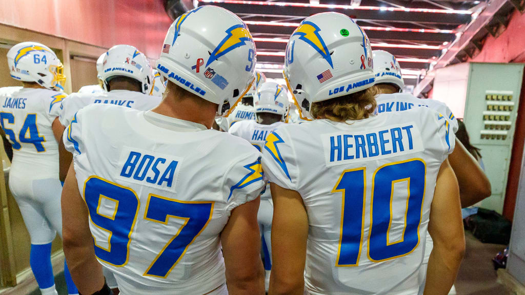 Austin Ekeler, Joey Bosa & Justin Herbert Los Angeles Chargers