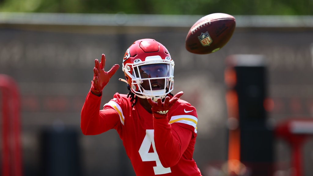 Tryout players at the Chiefs camp