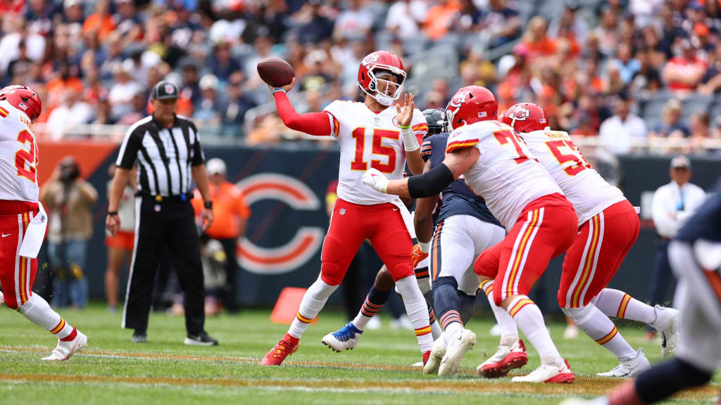 Chiefs' Patrick Mahomes gave Derrick Gore his first touchdown ball