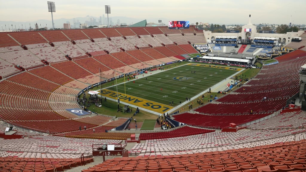 RAMS vs CHIEFS TO BE PLAYED AT COLISEUM MONDAY, NOVEMBER 19 - Los