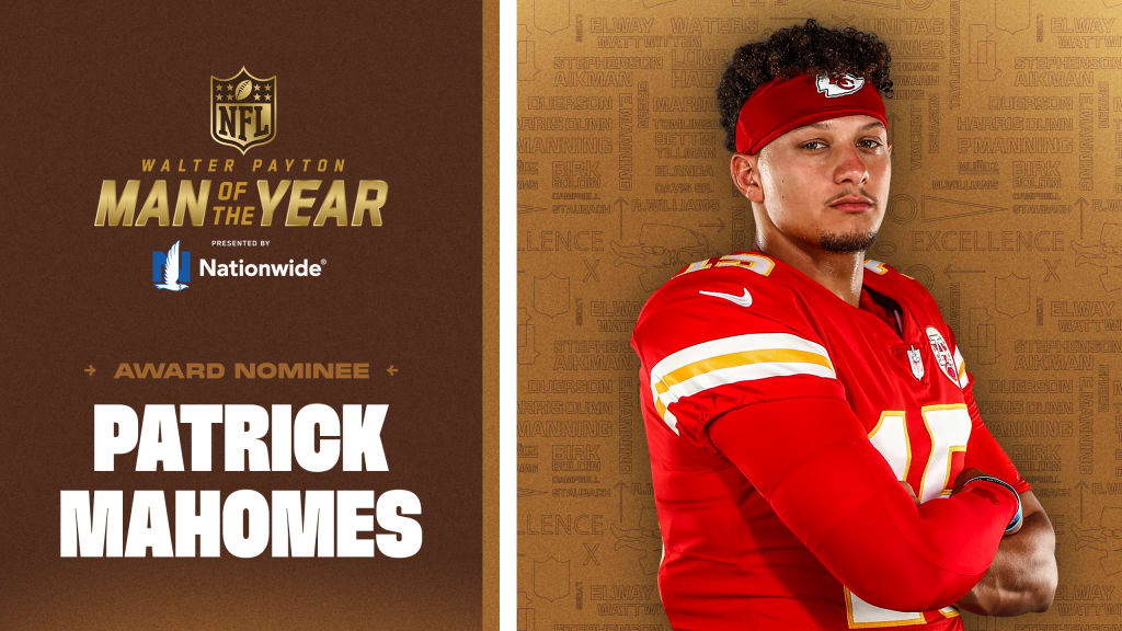 I'm incredibly grateful': Patrick Mahomes selected as Chiefs nominee for  the Walter Payton NFL Man of the Year award