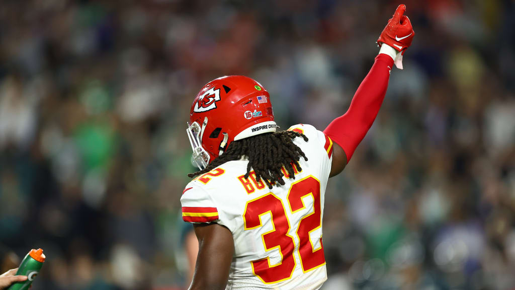 Kansas City Chiefs running back Isiah Pacheco (10) runs with the ball  during an NFL pre-season football game against the Green Bay Packers  Thursday, Aug. 25, 2022, in Kansas City, Mo. (AP