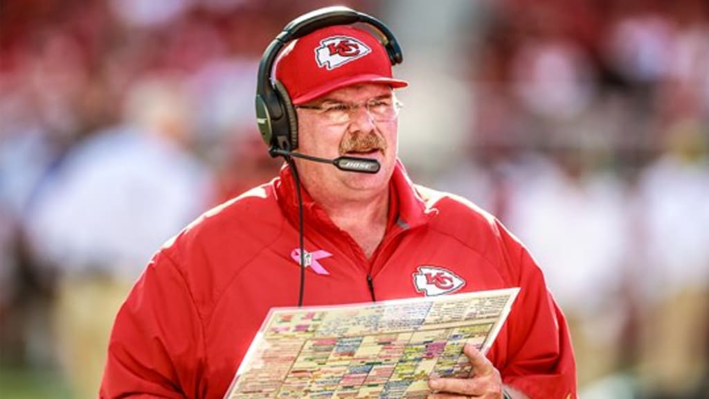 You can't miss this Andy Reid lookalike lighting up the Chiefs