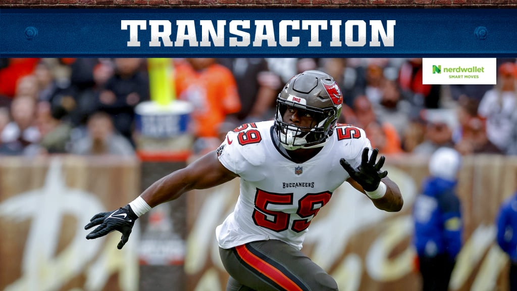 Buccaneers Sign OLB Genard Avery To Active Roster From Practice