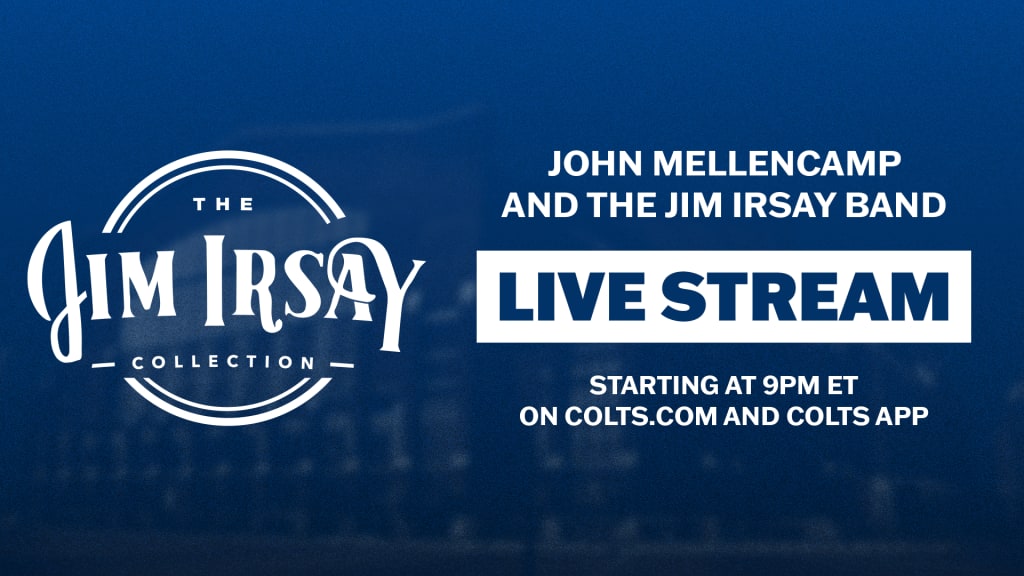 Live stream John Mellencamp's performance with The Jim Irsay Band September  9th at 9 p.m. on  and the Colts Mobile App