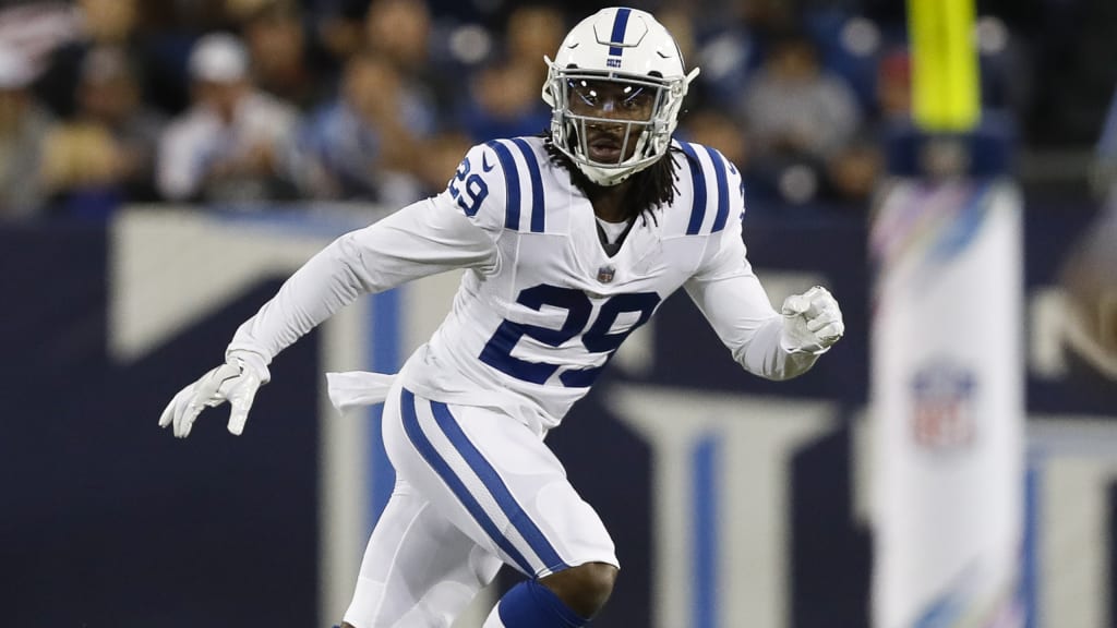 August 13, 2017: Indianapolis Colts safety Malik Hooker (29) during NFL  football pre-season game action between the Detroit Lions and the  Indianapolis Colts at Lucas Oil Stadium in Indianapolis, Indiana. Detroit  defeated