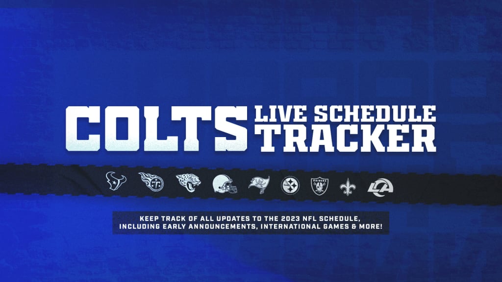 2023 Colts Schedule: Get the latest updates on the 2023 NFL schedule. Early  announcements, international games, single game ticket sales and more.