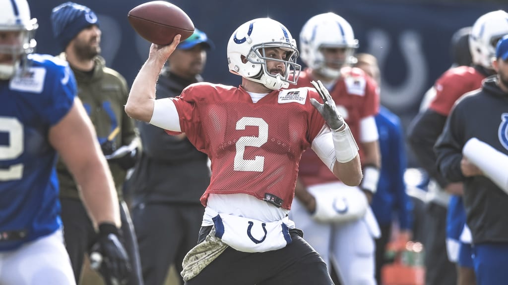 Indianapolis Colts backup quarterback Brian Hoyer stepped in for