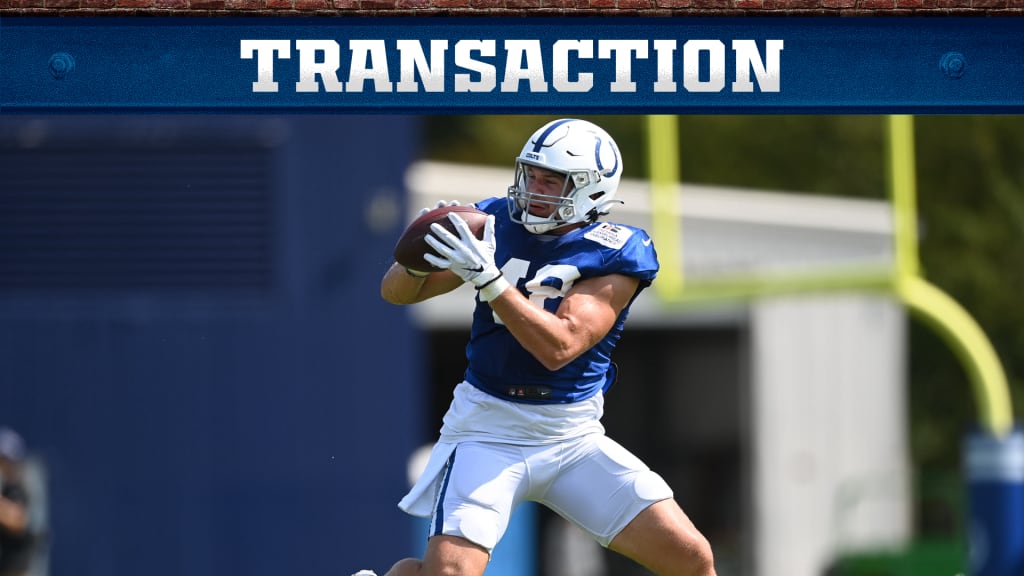 Colts Sign LB Forrest Rhyne To Practice Squad, Release WR De