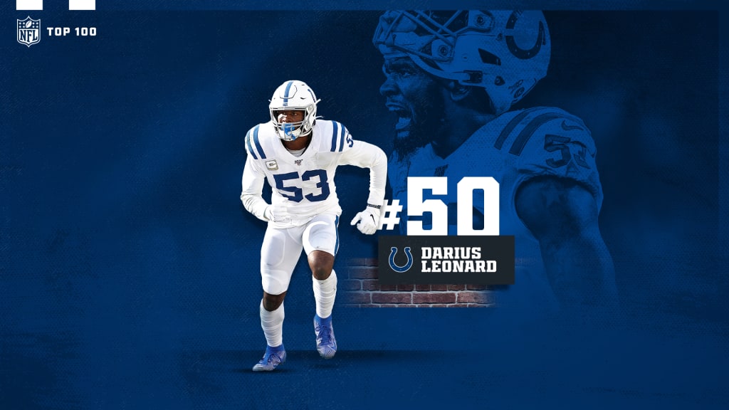 Colts LB Darius Leonard was voted the 50th-best player in the league in the  'NFL Top 100 Players of 2020' countdown