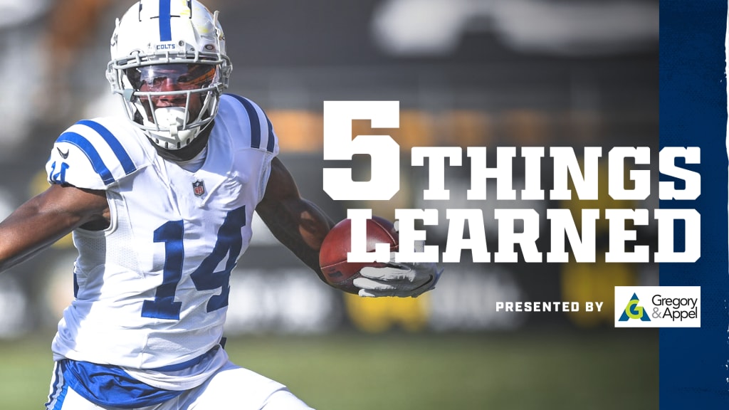 Five things to know about the Indianapolis Colts, the Steelers