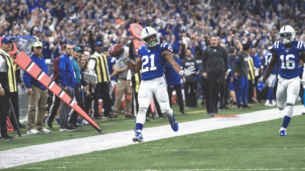 Indianapolis Colts running back Nyheim Hines turned in the greatest  performance by a punt returner in Colts franchise history Sunday, with 195  punt return yards and two touchdowns