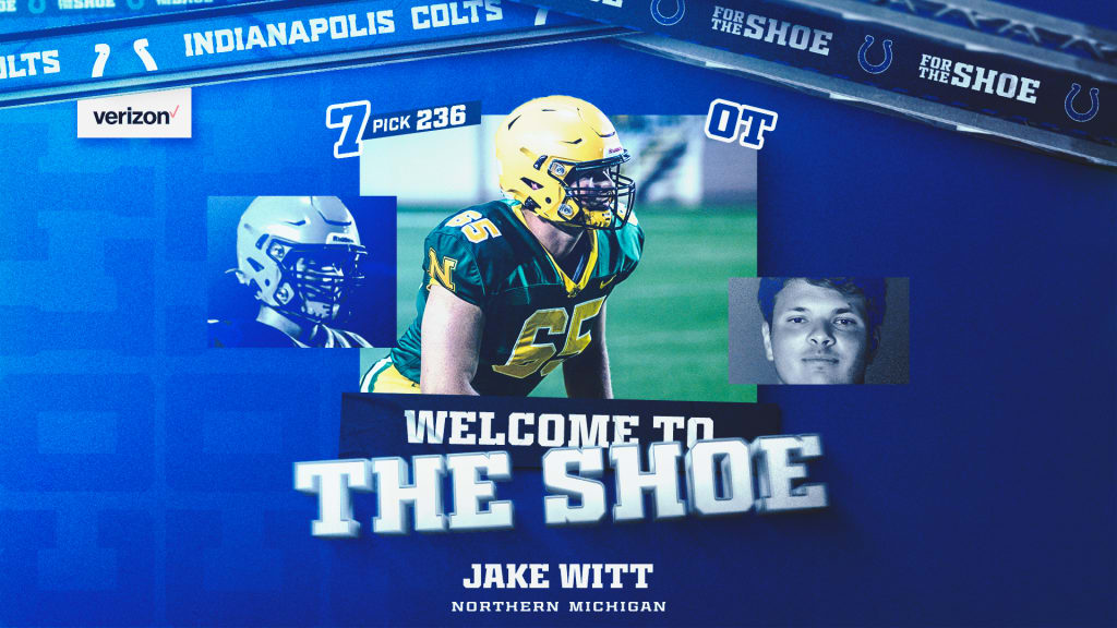 Jake Witt is NFL bound, drafted by Indianapolis in the 7th round