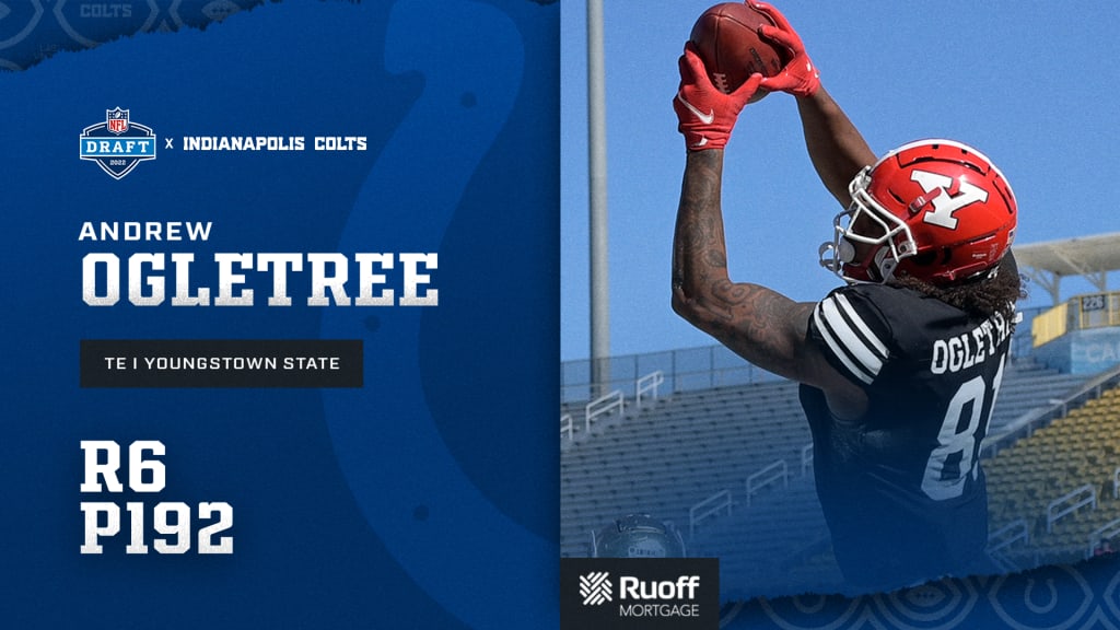 Indianapolis Colts Select TE Andrew Ogletree At Pick 192 