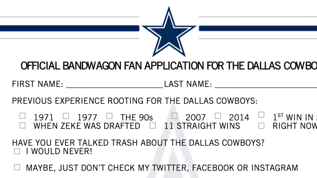 The Dallas Cowboys bandwagon: Easy to jump on, easy to leap off