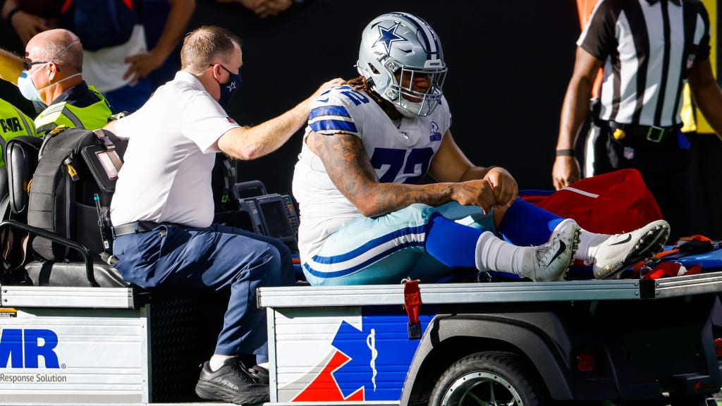 Dallas Cowboys in huge Super Bowl blow with one of their top stars tearing  ACL in practice and fans cry 'season over'