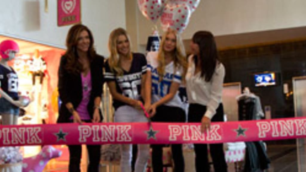 Female Dallas Cowboys fans, here is a Victoria's Secret PINK store for you  