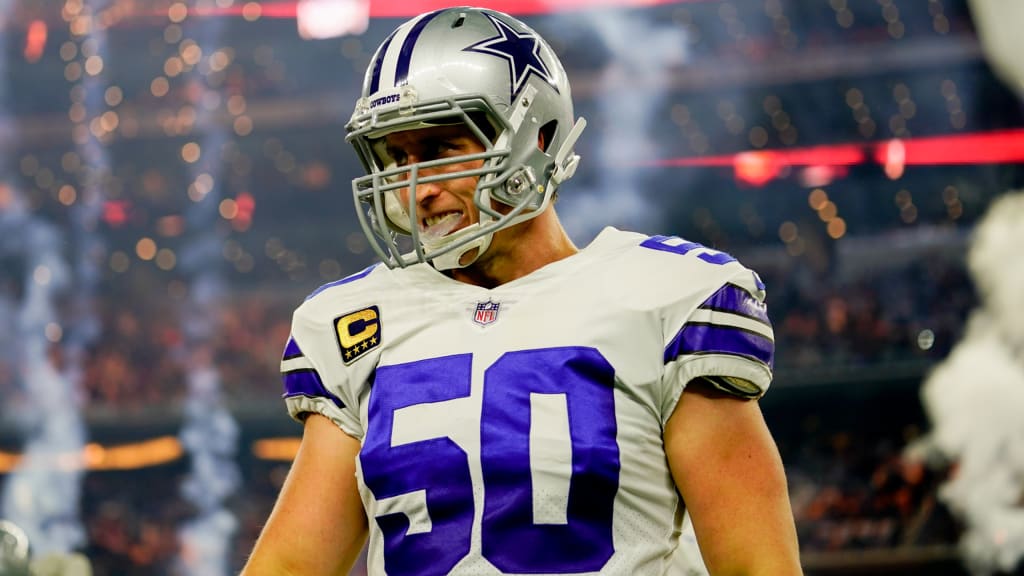 August 24th, 2019:.Dallas Cowboys linebacker Sean Lee (50) during an NFL  football game between the Houston Texans and Dallas Cowboys at AT&T Stadium  in Arlington, Texas. Manny Flores/CSM Stock Photo - Alamy