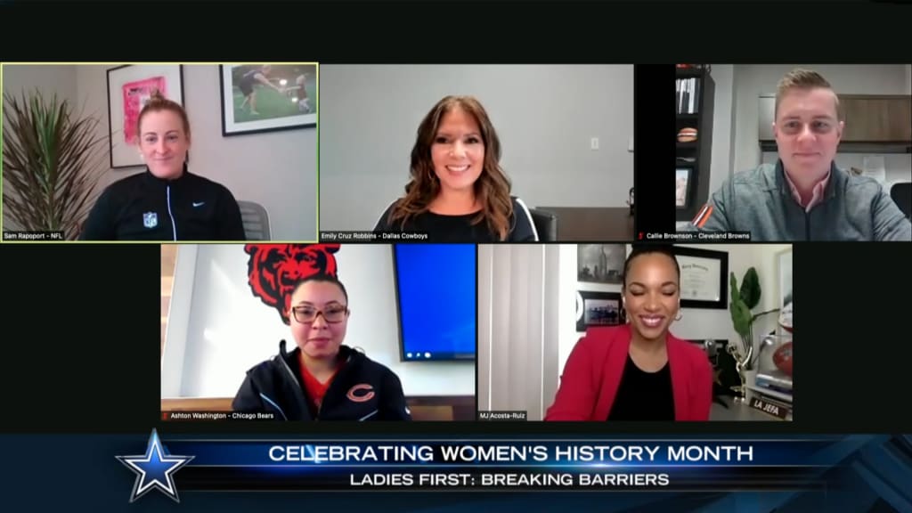 Video  to feature NFL's first all-female broadcast team