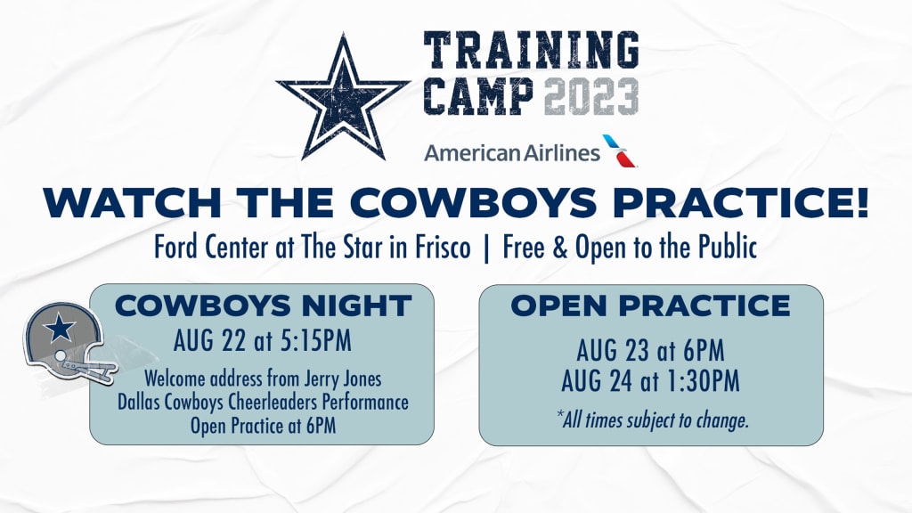 Dallas Cowboys to host practices open to public at The Star in Frisco