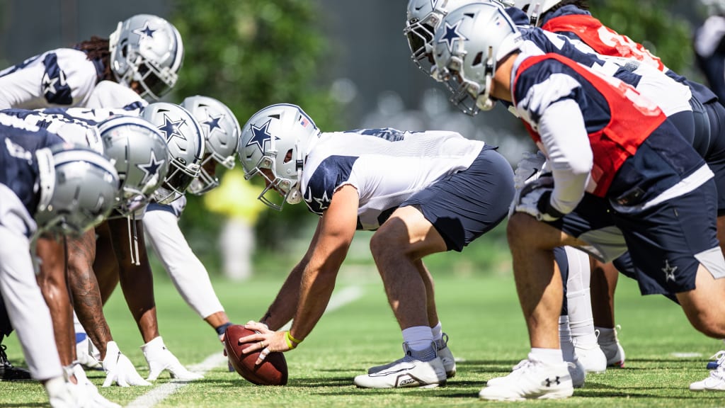 Dallas Cowboys long snapper Matt Overton (45) is seen on the sidelines  during an NFL football