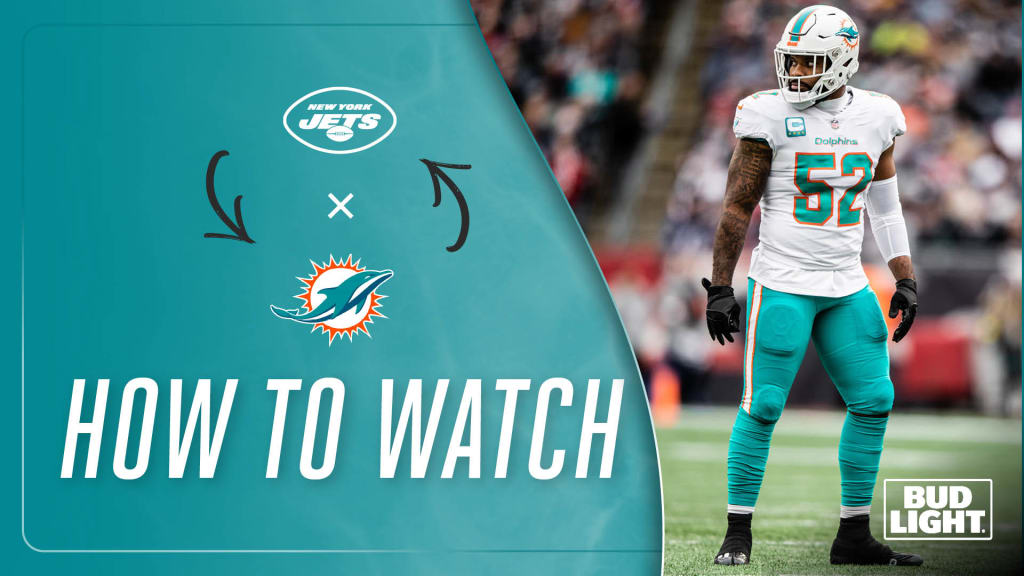 Watch the Miami Dolphins vs. New York Jets in the first-ever Black