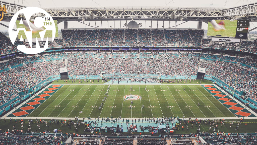 Miami Dolphins intro at Hard Rock Stadium 