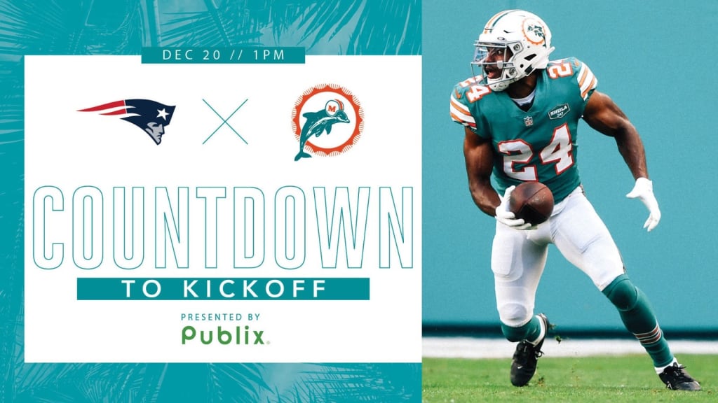 Miami Dolphins at New England Patriots: Countdown to Kickoff