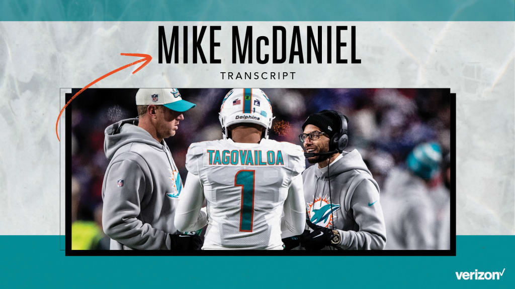 Dolphins' Mike McDaniel on preparing to play the Bills: 'We're going to  have to deal with the elements'