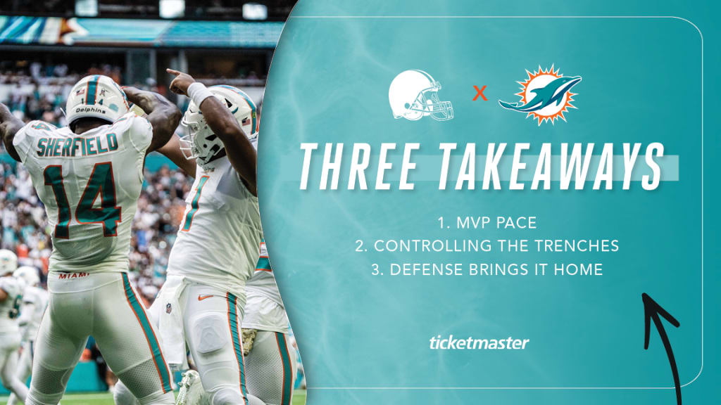 Instant analysis from Dolphins' beatdown of the Browns in Week 10