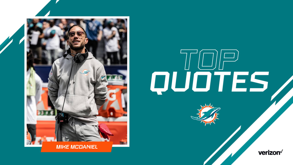 THE CARTON SHOW  McDaniel: Dolphins already motivated for Sunday