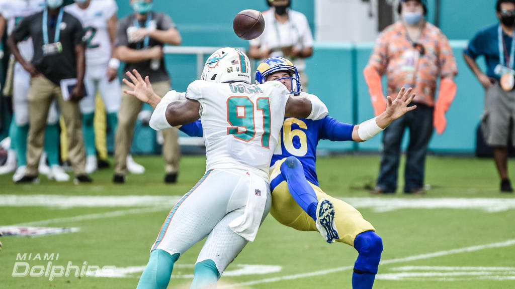 Emmanuel Ogbah's career year has Dolphins' pass rush humming