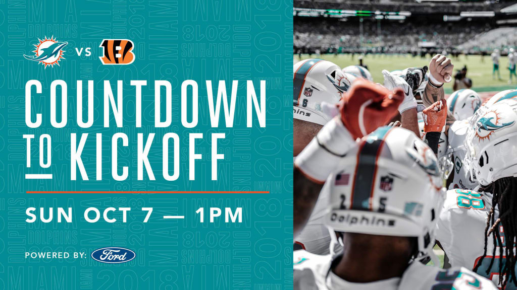 Countdown To Kickoff  Bengals vs. Dolphins