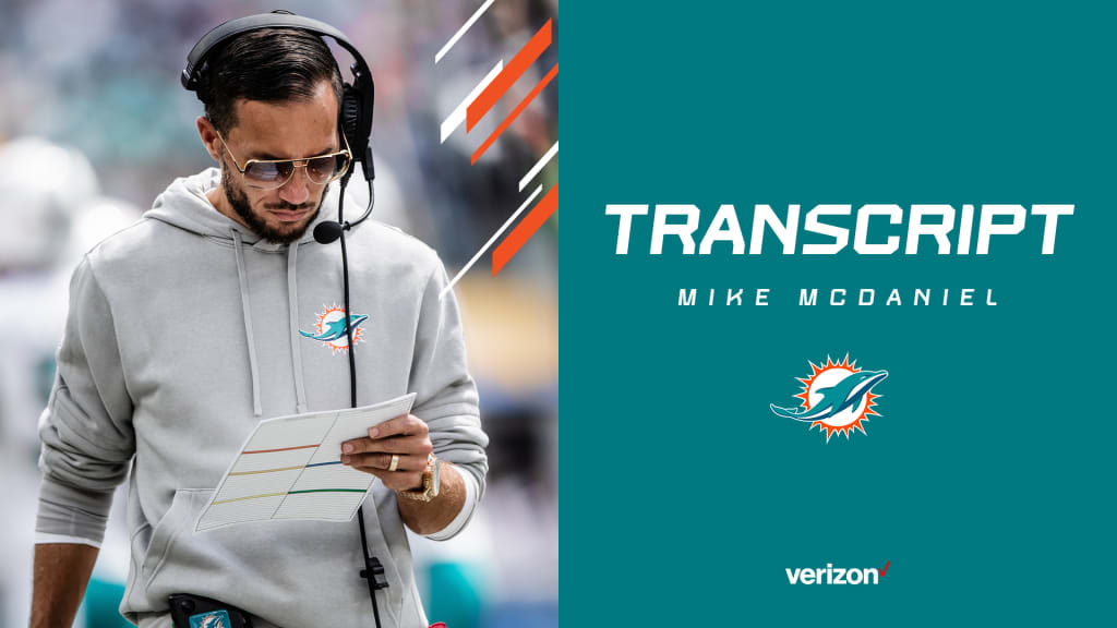 Dolphins HC Mike McDaniel offers a little perspective