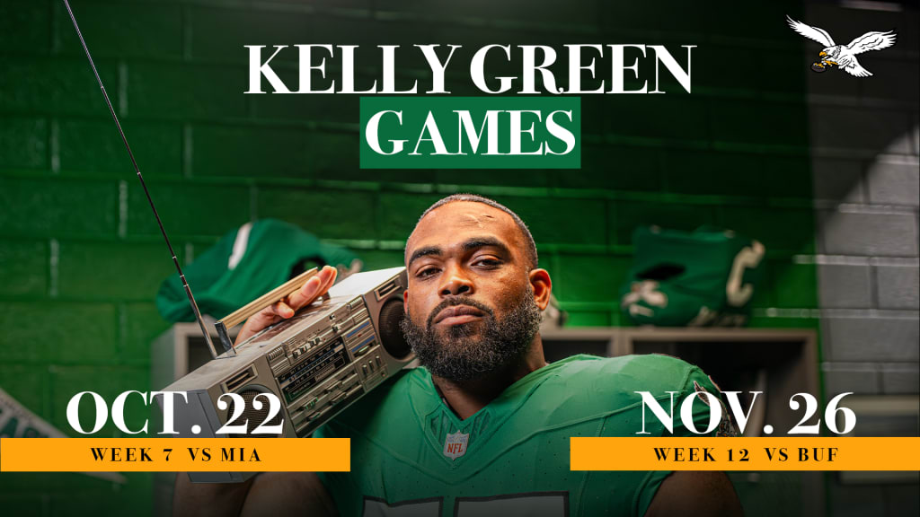 Eagles Set for Second Kelly Green Week of Season