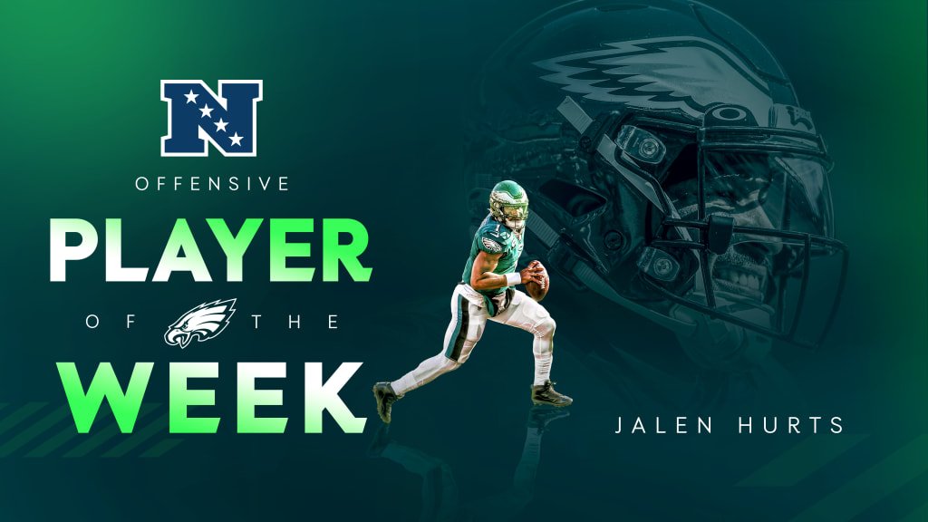 Philadelphia Eagles on X: 🚨 JALEN HURTS, NFC OFFENSIVE PLAYER OF THE  MONTH 🚨 #FlyEaglesFly  / X