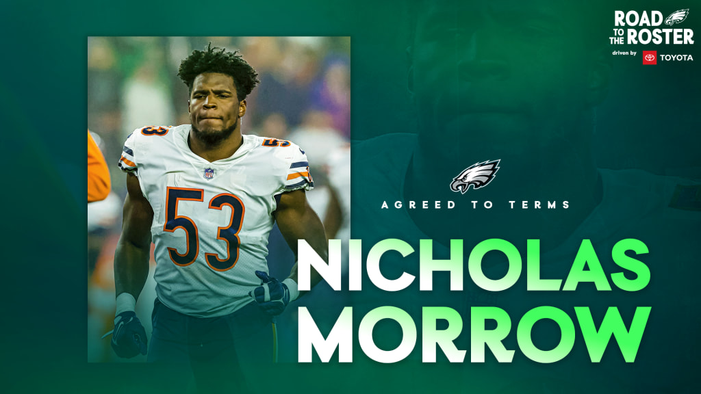 Eagles agree to terms with Nicholas Morrow