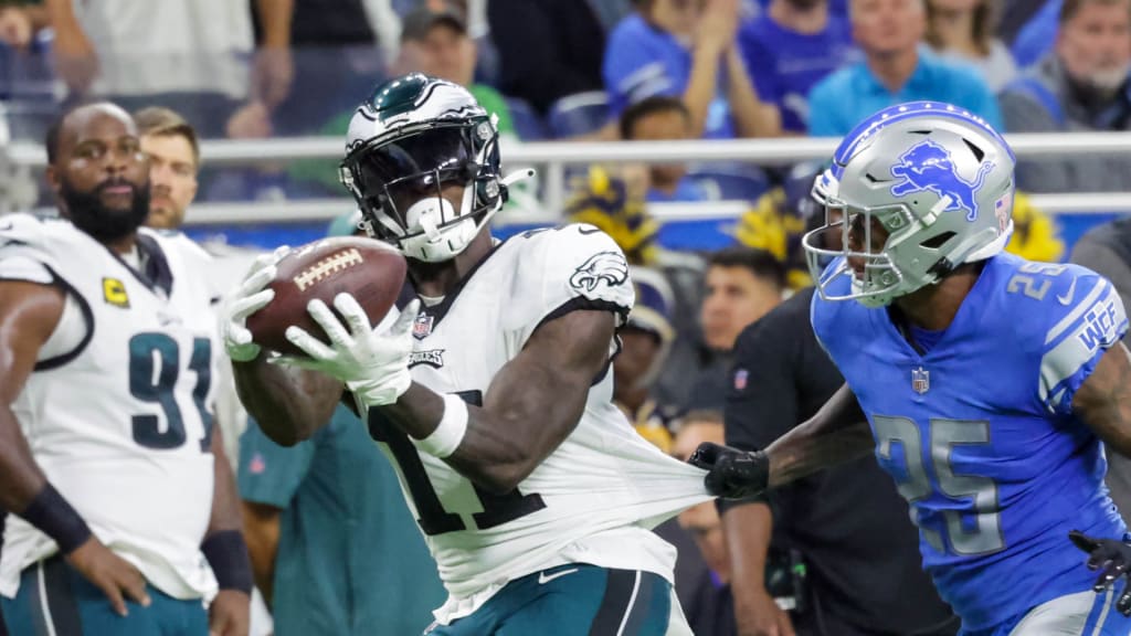 Philadelphia Eagles' A.J. Brown in action during an NFL football game,  Sunday, Nov. 27, 2022, in Philadelphia. (AP Photo/Matt Rourke Stock Photo -  Alamy