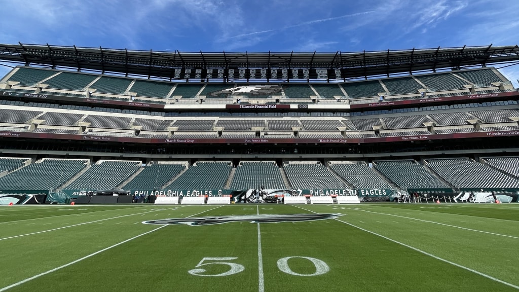 Philadelphia Eagles 50 Yard Line at Lincoln Financial Field