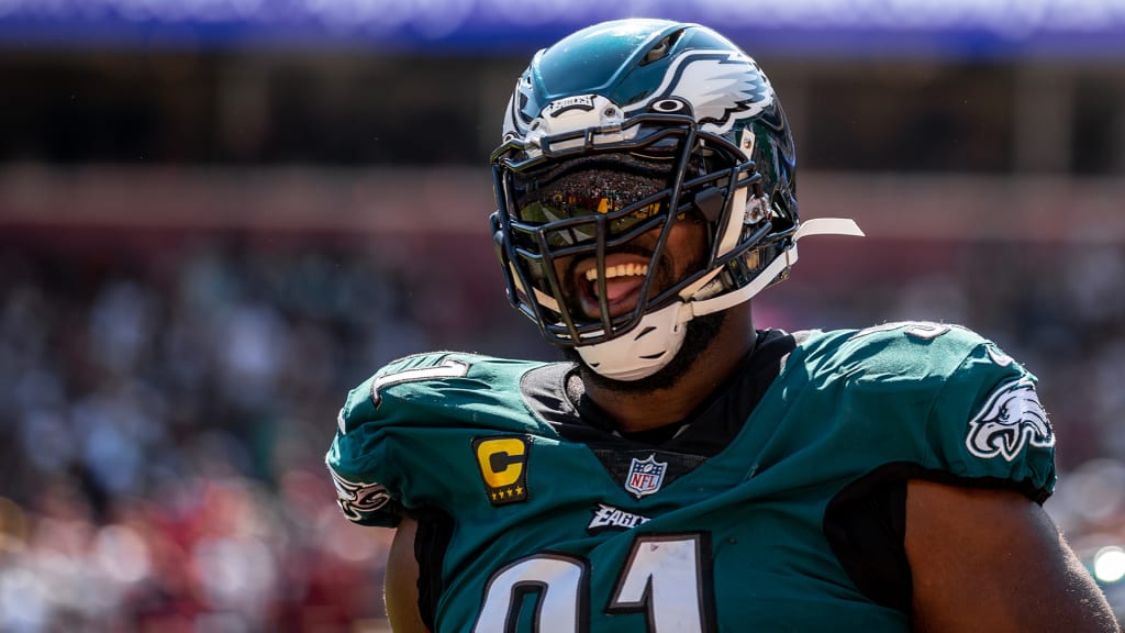 Philadelphia Eagles defensive tackle Fletcher Cox (91) in action against  the New York Giants during an NFL football game, Sunday, Jan. 8, 2023, in  Philadelphia. (AP Photo/Rich Schultz Stock Photo - Alamy