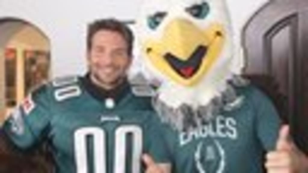 WATCH: Bradley Cooper wears Eagles mascot costume in promo