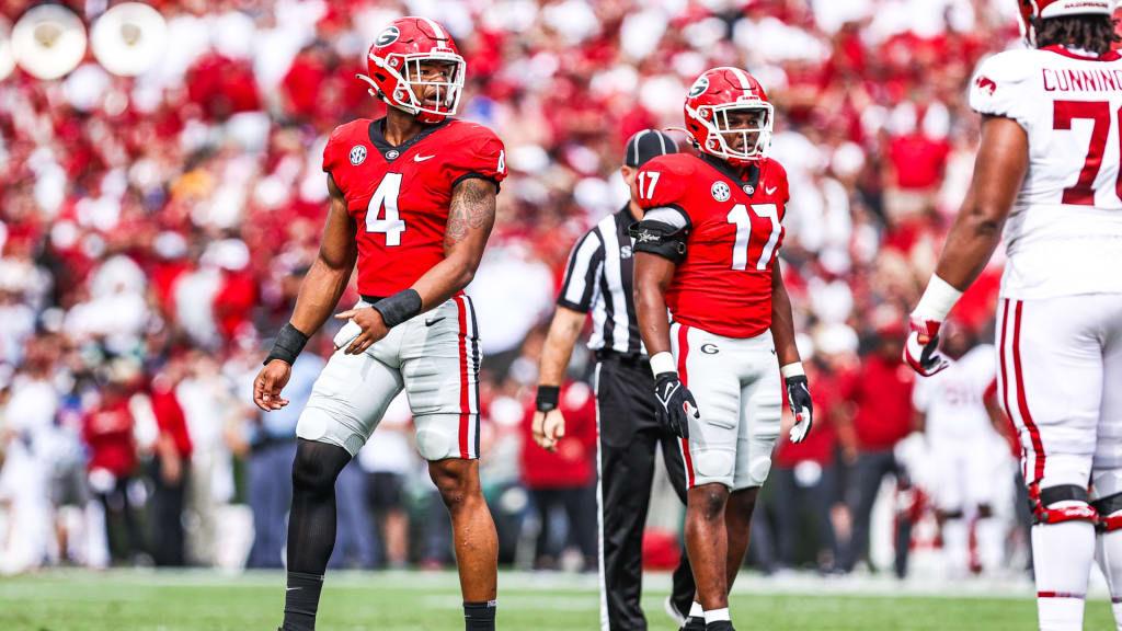 Georgia Bulldogs 1st Rounder Nolan Smith Celebrates with Nakobe Dean at  Draft Party