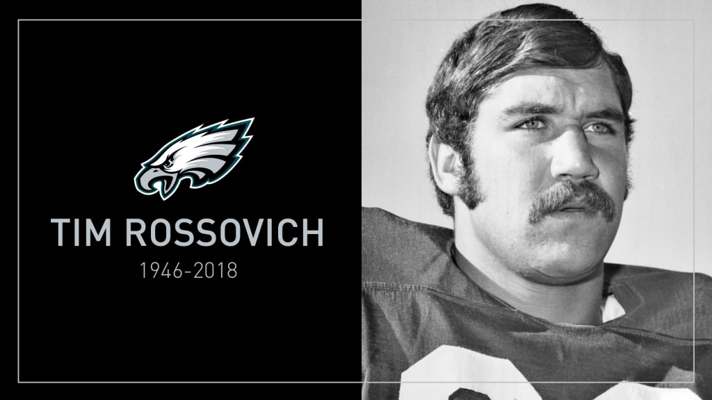 Tim Rossovich (82) of the Philadelphia Eagles poses in this July