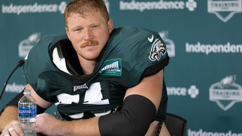 Eagles right guard Cam Jurgens expected to miss multiple weeks