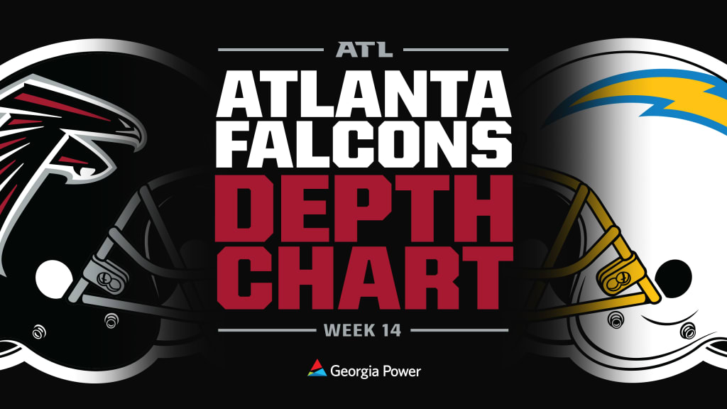 Falcons Release Depth Chart Ahead Of Chargers' Matchup